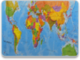 HealthPartners travel clinic interior showing a map of the world