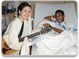 Regions Hospital music therapy participants