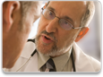 Dr. Michael Trangle providing consultation