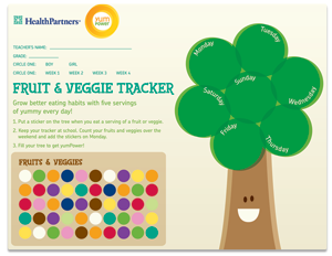 yumPower tracking sheet