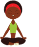 Coach VonHealth yoga pose