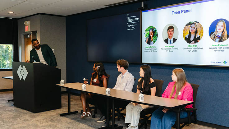 Image of TLC teen panel discussion