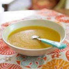 Butternut squash and apple soup.