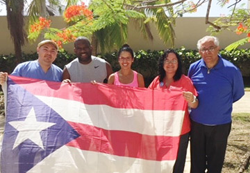 Dr. Eduardo Medina, left, and four other health providers from Minnesota spent a week helping relieve local doctors in Puerto Rico following Hurricane Maria.